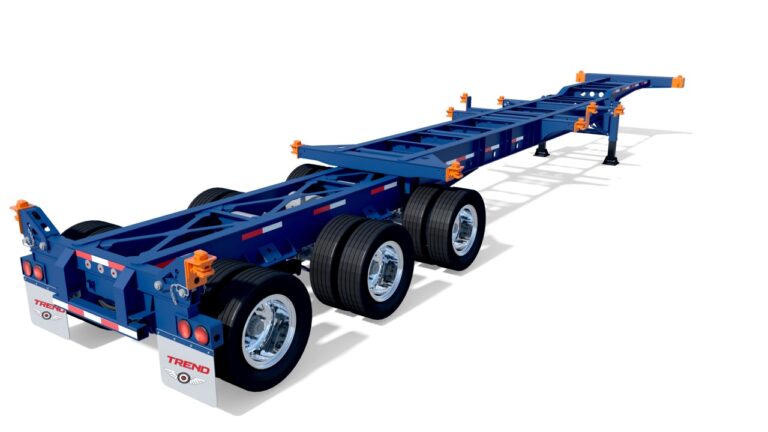 Tri Tech Chassis Module 4174 20-40-45 Tri-Axle Chassis Leasing & Rental | Trend Chassis